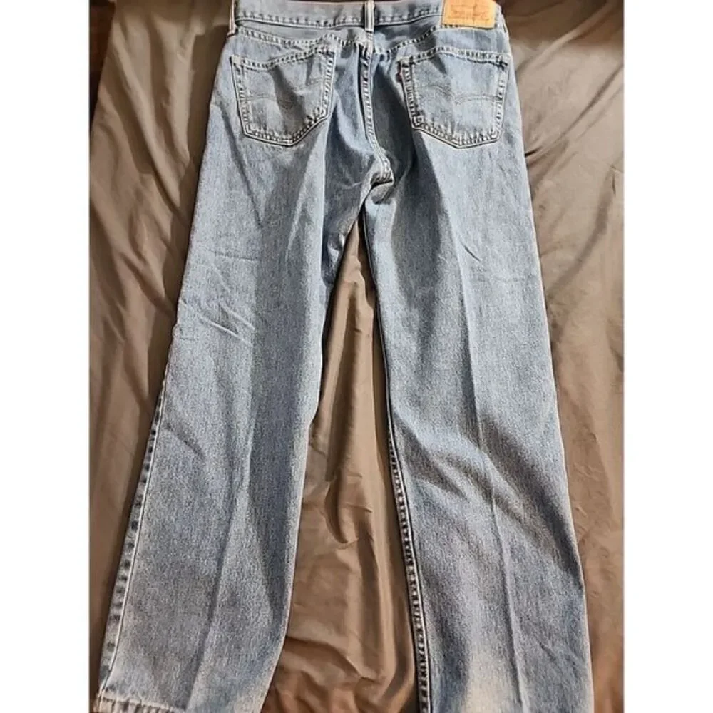 Vtg‎ Levis 505 Jeans Mens 34x29 Regular Fit Straight Leg Classic Denim Pants 90s